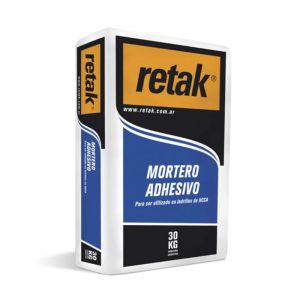 MORTERO ADHESIVO RETAK BOLSA X 30KG