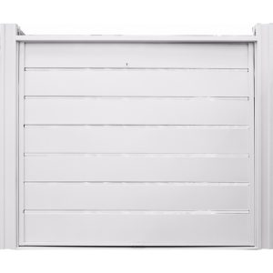 PORTON.S/P 7TAB HORIZ BCO 2.4 ELEVADIZO - ACERO