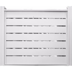 PORTON.S/P 7TAB HORIZ C/INOX 2.4 ELEVADIZO - ACERO