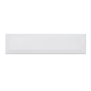 CERAMICO GUARDA BISELADA BLANCO MATE 7.5  X 30 CM X UNIDAD