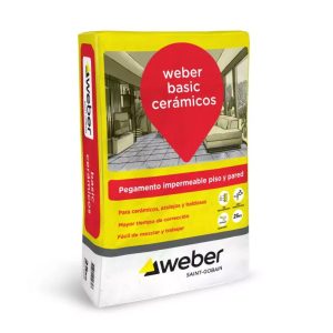 WEBER ADHESIVO CERAMIC BASIC X 25 KG