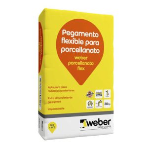 WEBER ADHESIVO PORCELL. FLEX X 30 KG
